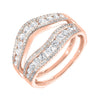 14KT White Gold Diamond (1 CTW) Enhancer Ring- Available in Rose, Yellow and White Gold