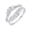 14KT Diamond (1/2CTW) Ring Enhancer- Available in Rose, Yellow and White Gold
