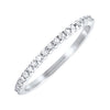 10KT 1/6 CTW Diamond Band- Available in rose, yellow and white gold