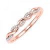 10KT Diamond (1/20CTW) Ring-Available in Rose, Yellow and White Gold