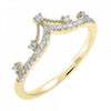 10KT Tiara Style Diamond (1/5 CTW) Ring-Available in Rose, Yellow and White Gold