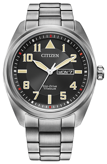 42mm TITANIUM Citizen Eco-Drive Garrison Field Watch - BM8560-53E