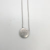 Sterling Silver Libra Zodiac Diamond Necklace