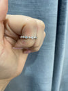 14KT White Gold Round Diamond Ring