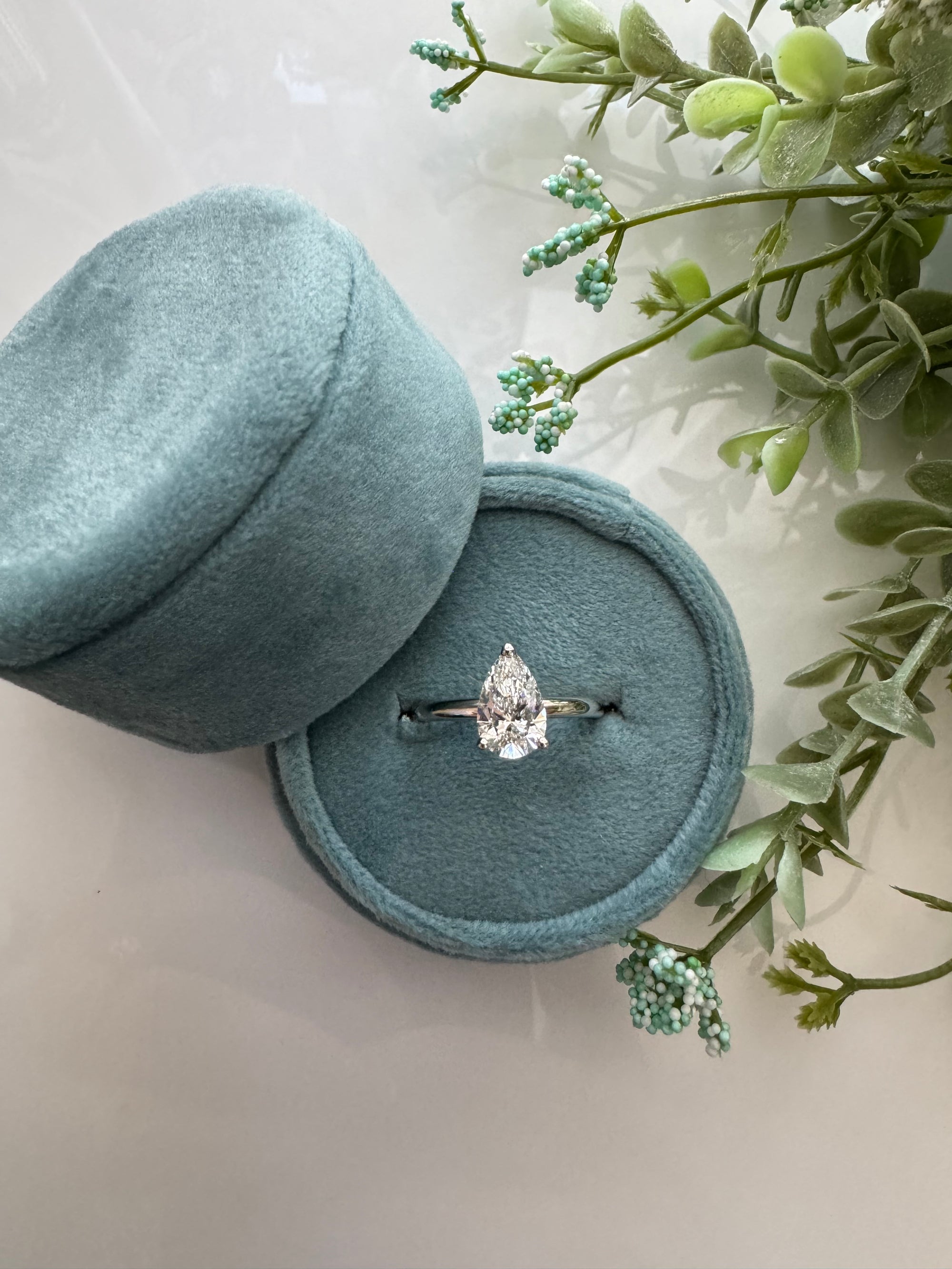 Savannah Pear Shaped Engagement Ring