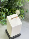 10K Rose Gold Diamond Band