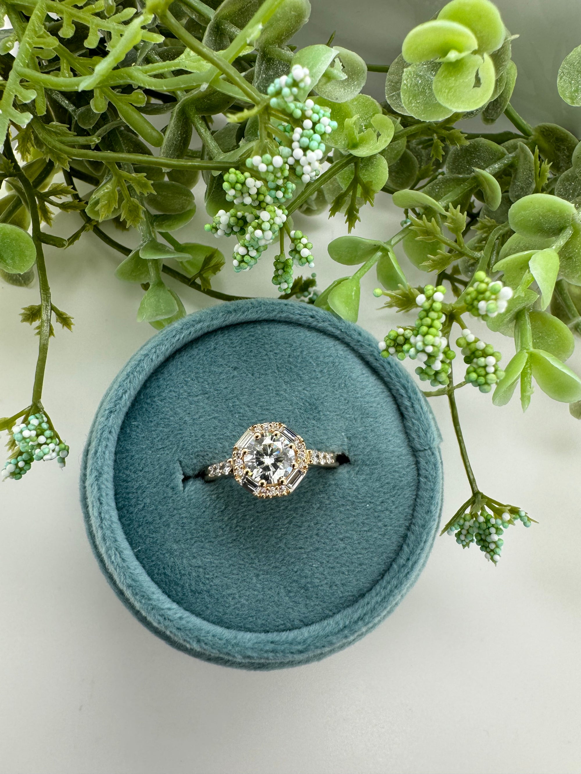 Anna Halo Engagement Ring