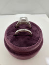 14K White Gold Mined Princess Cut Engagement Ring
