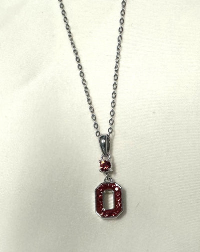 Crystal Red "O" Necklace