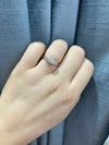 Solitaire Three Stone Engagement Ring