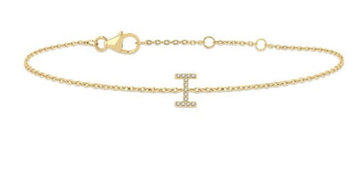 Initial Diamond Bracelet