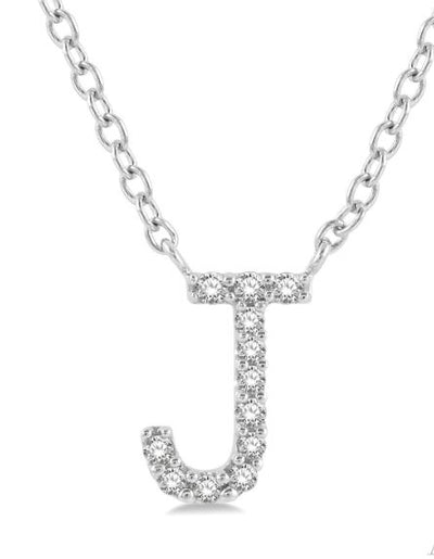 Initial Diamond Pendant