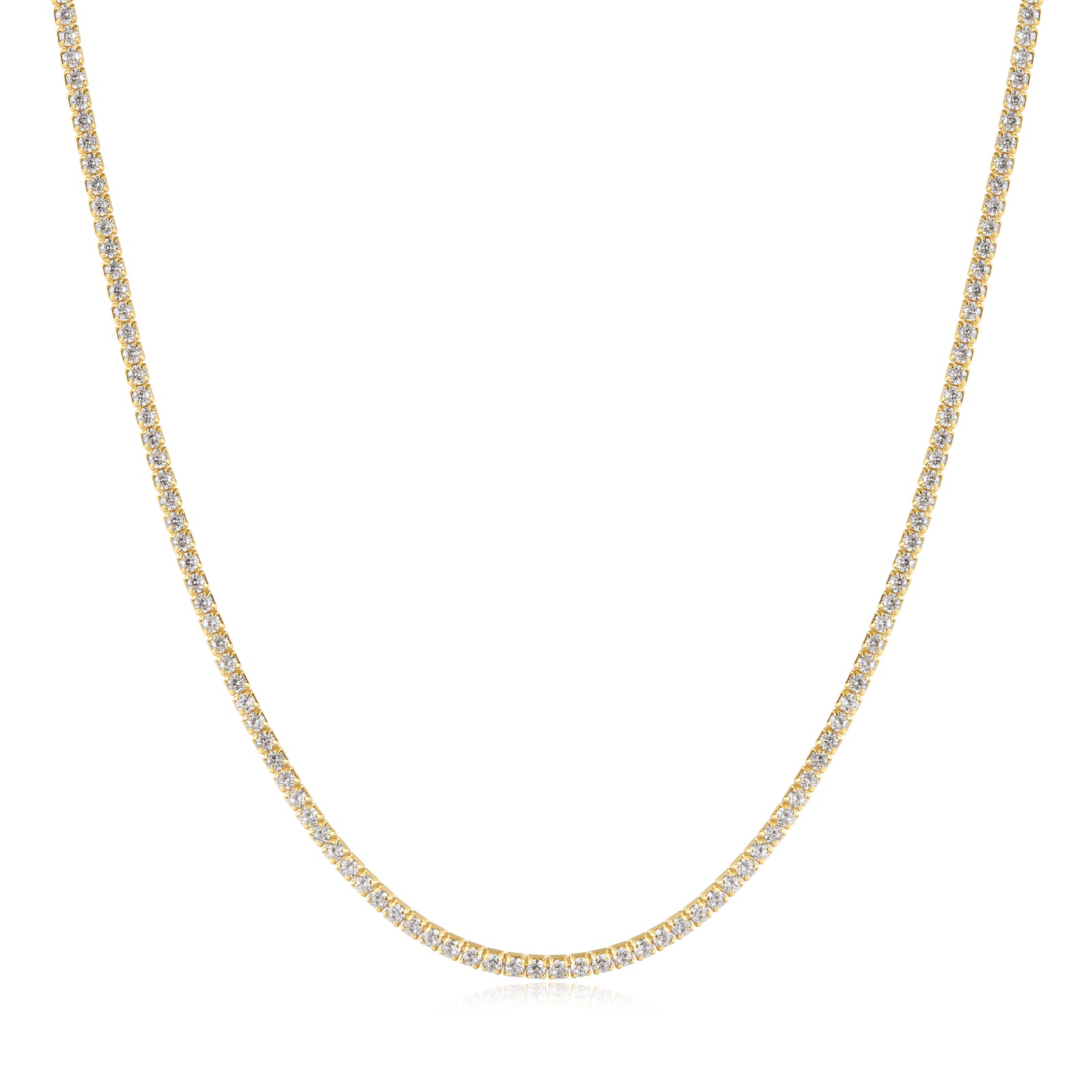 Gold Pavé Necklace
