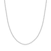 Silver Shiny Curb Necklace