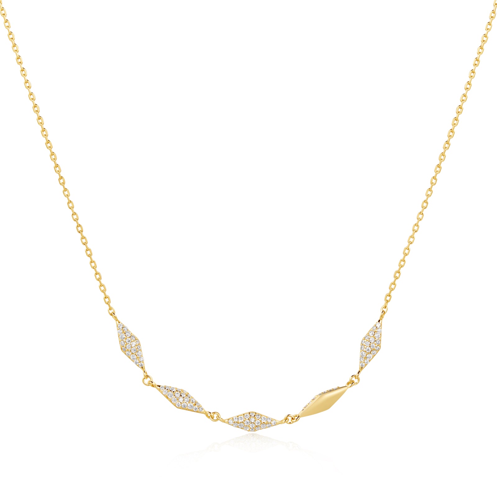Gold Multi Sparkle Necklace