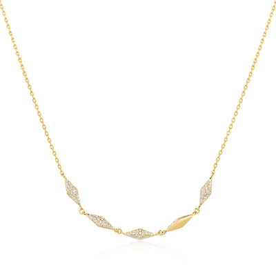 Gold Multi Sparkle Necklace
