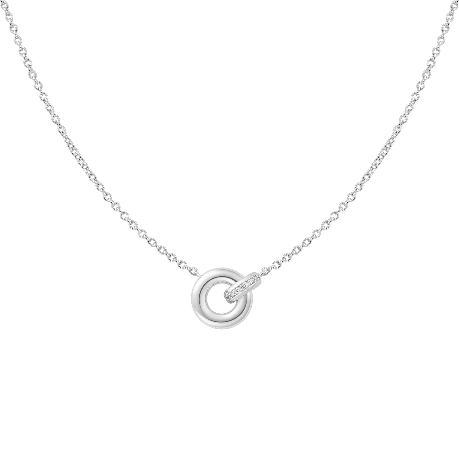 Silver Linked Necklace