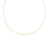 Gold Disc Station Necklace