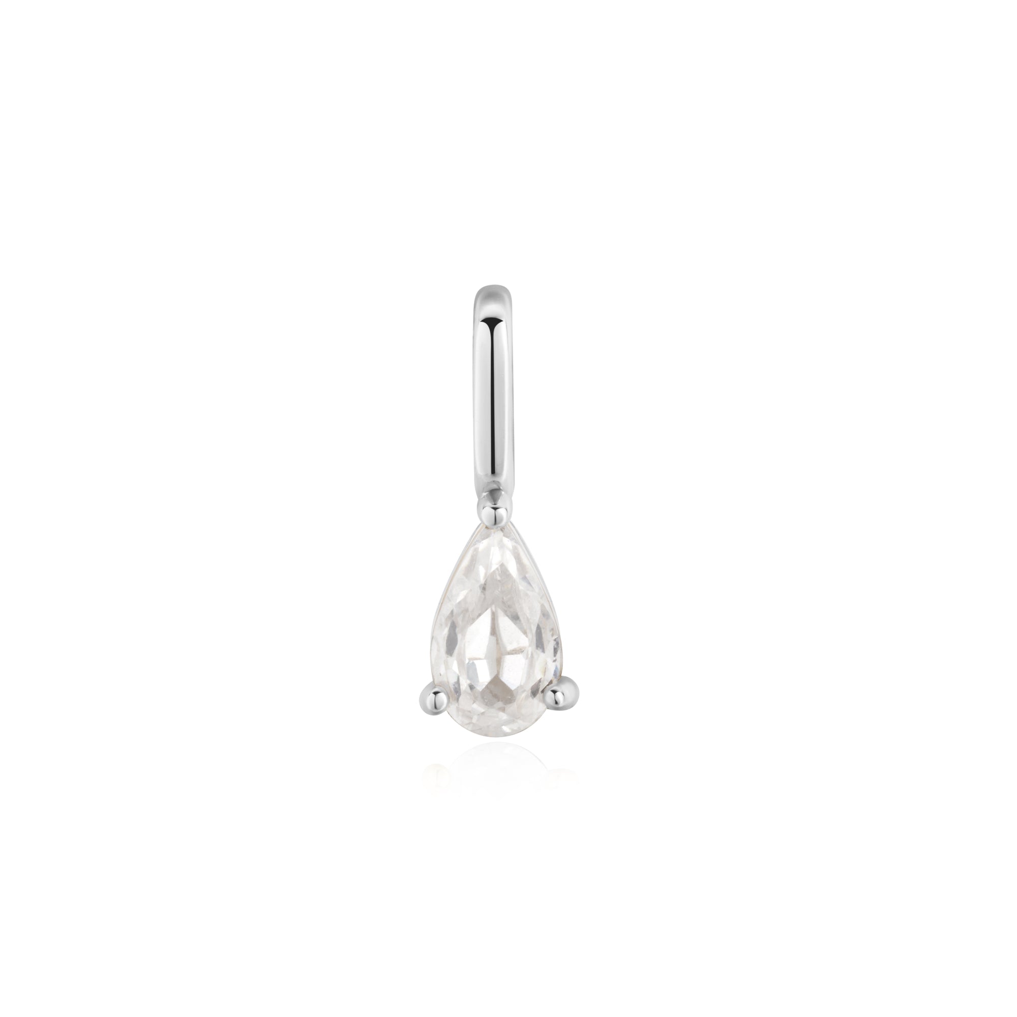 Silver Tear Drop Charm