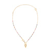 Gold Rainbow Love Charm Extender Necklace