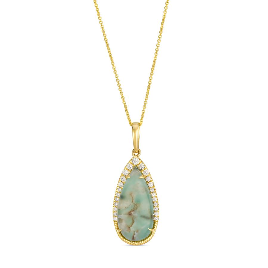 Le Vian® Pear Cut Peacock Aquaprase™ Necklace