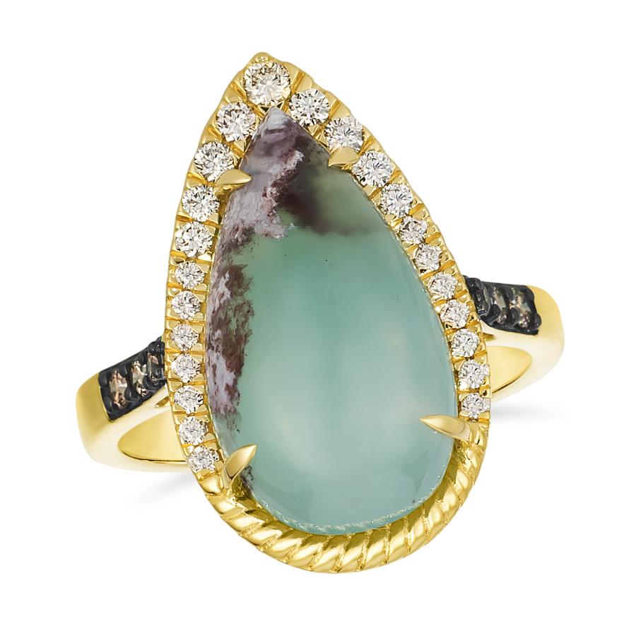 LeVian® Pear Cut Peacock Aquaprase™ Ring