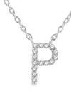 Initial Diamond Pendant