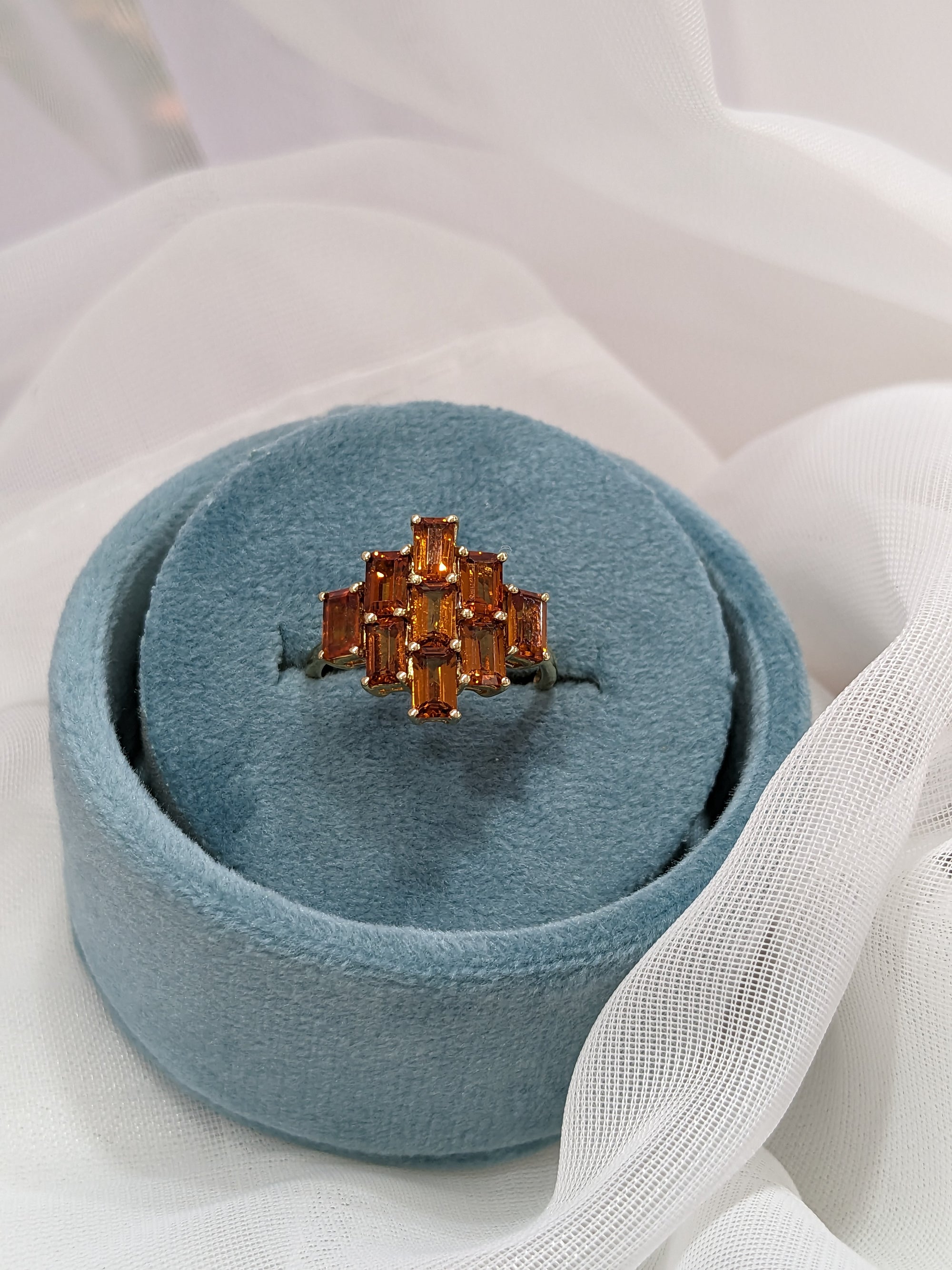 Art Deco Ring Gemstone Ring