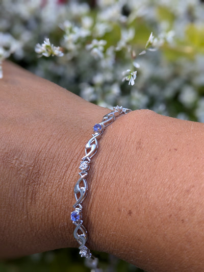 Colored Stone & Diamond Bracelet