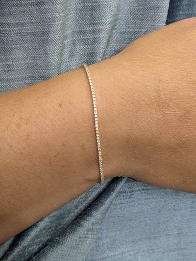 1 CTW Diamond Tennis Bracelet- Lab