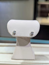 10k White Gold Illusion Set Diamond Studs