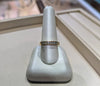 14k Yellow Gold Wedding Band with Channel Set Diamonds