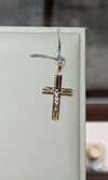 14k Two-Tone Gold Crucifix