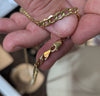 14k Yellow Gold Curb Chain: 18" x 5mm