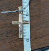 14k Two-Tone Gold Crucifix
