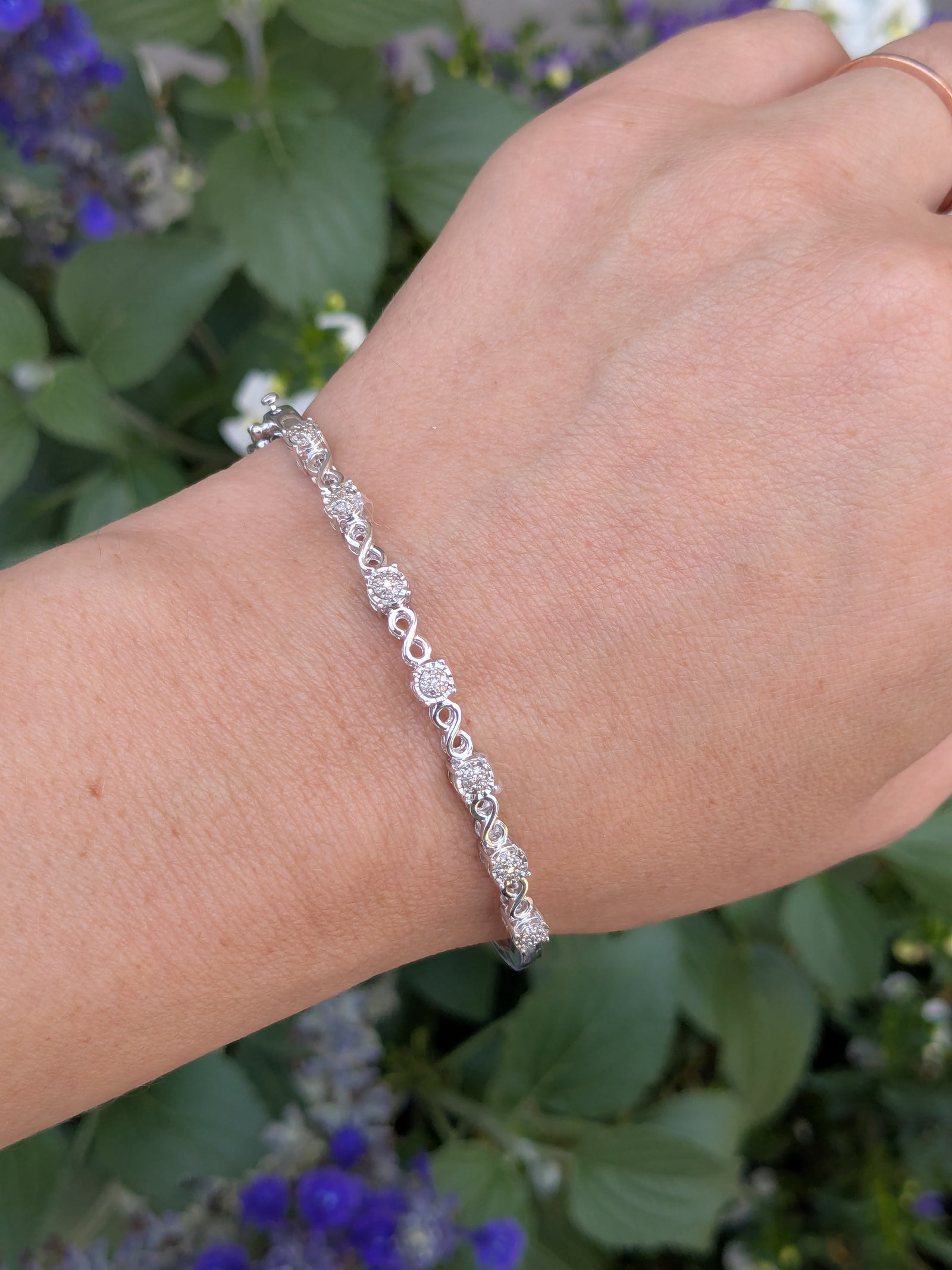 INFINITY DIAMOND BANGLE