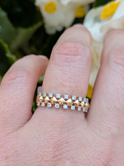 Geometry Diamond Fashion Ring