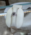 INCREDIBLE 14k White Gold Salt & Pepper Wedding Set