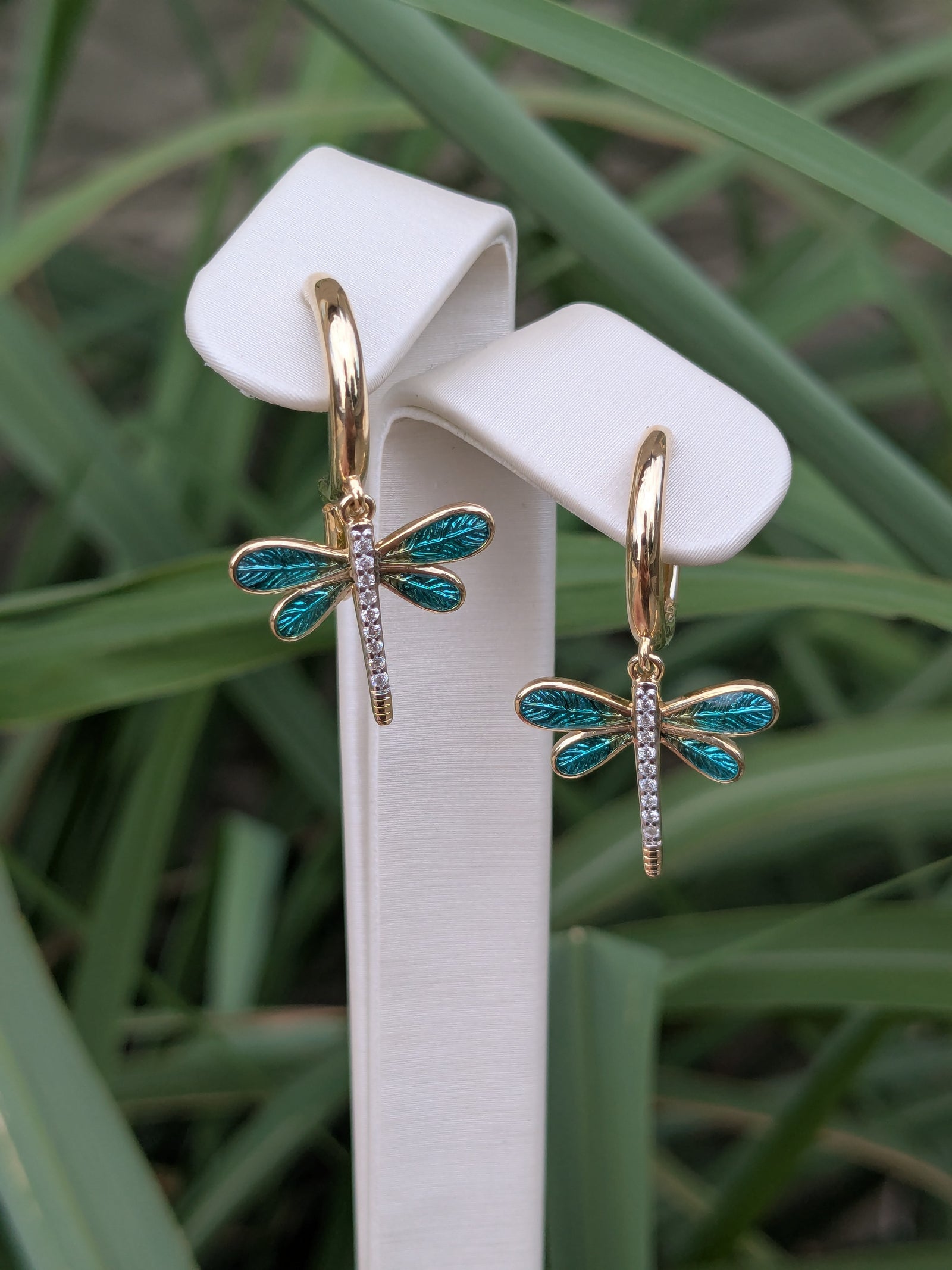 Dragonfly Dangle Earrings