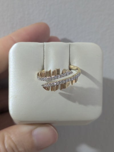 Open Feather Ring