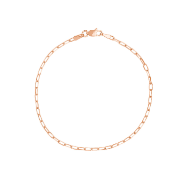 Rose Gold Paperclip Chain