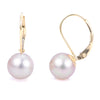 Akoya Yellow Gold Pearl Earrings