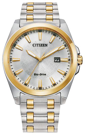 Gents Two Tone Eco Drive Citizen Watch