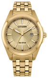 Gold Tone Stainless Steel Eco-Drive Citizen Watch