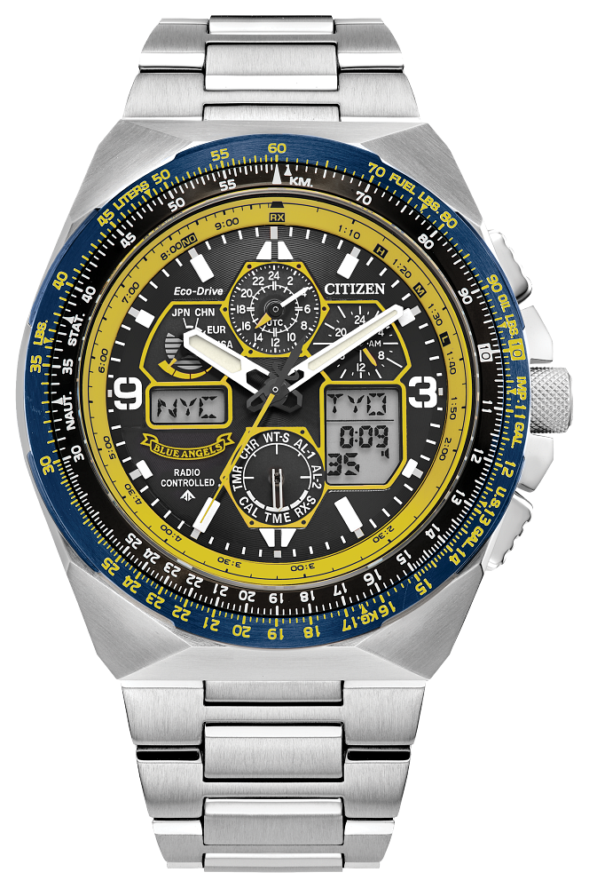 46mm Blue Angels Citizen Eco-Drive Pro-Master Skyhawk A-T Watch