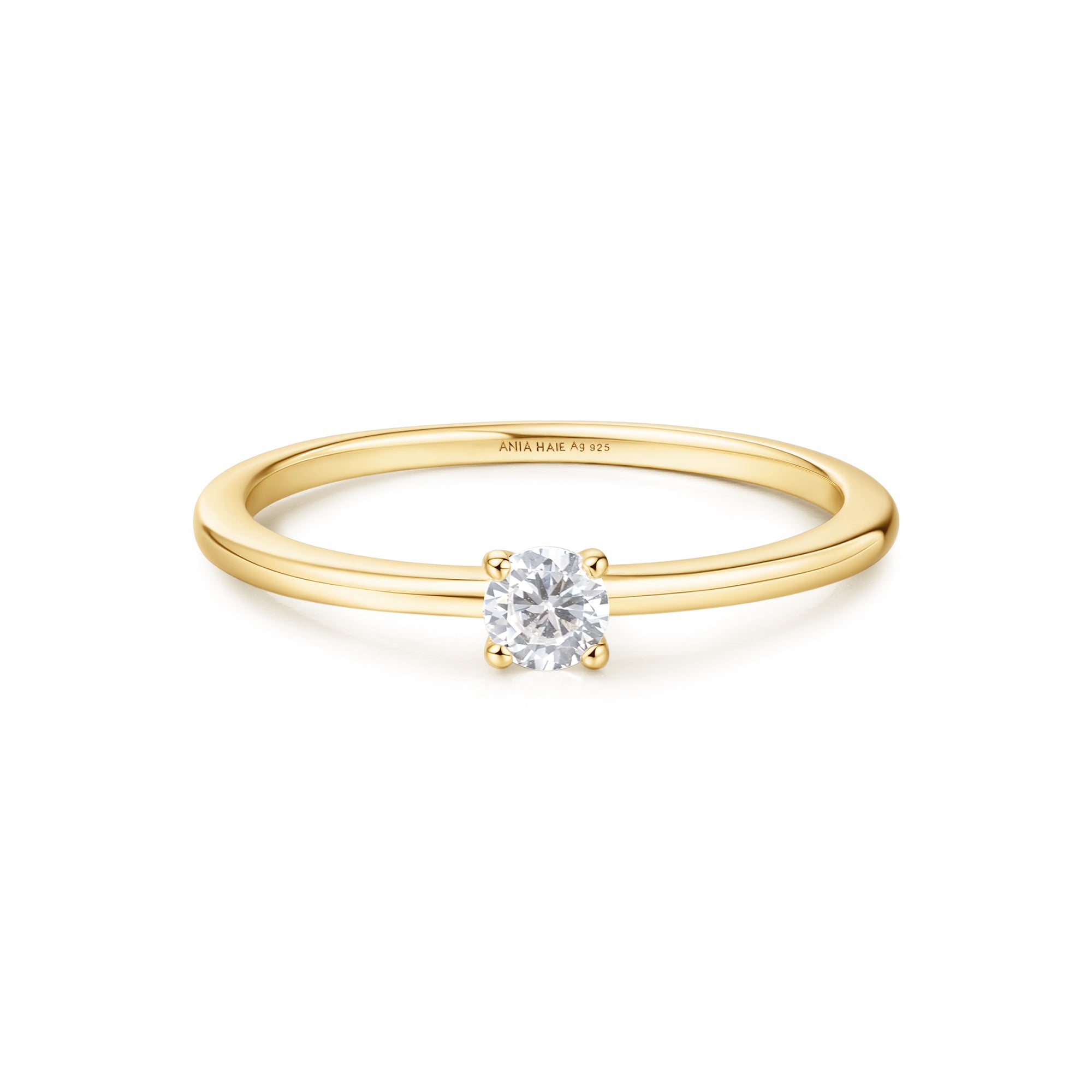 Gold Classic Slim Stacking Ring