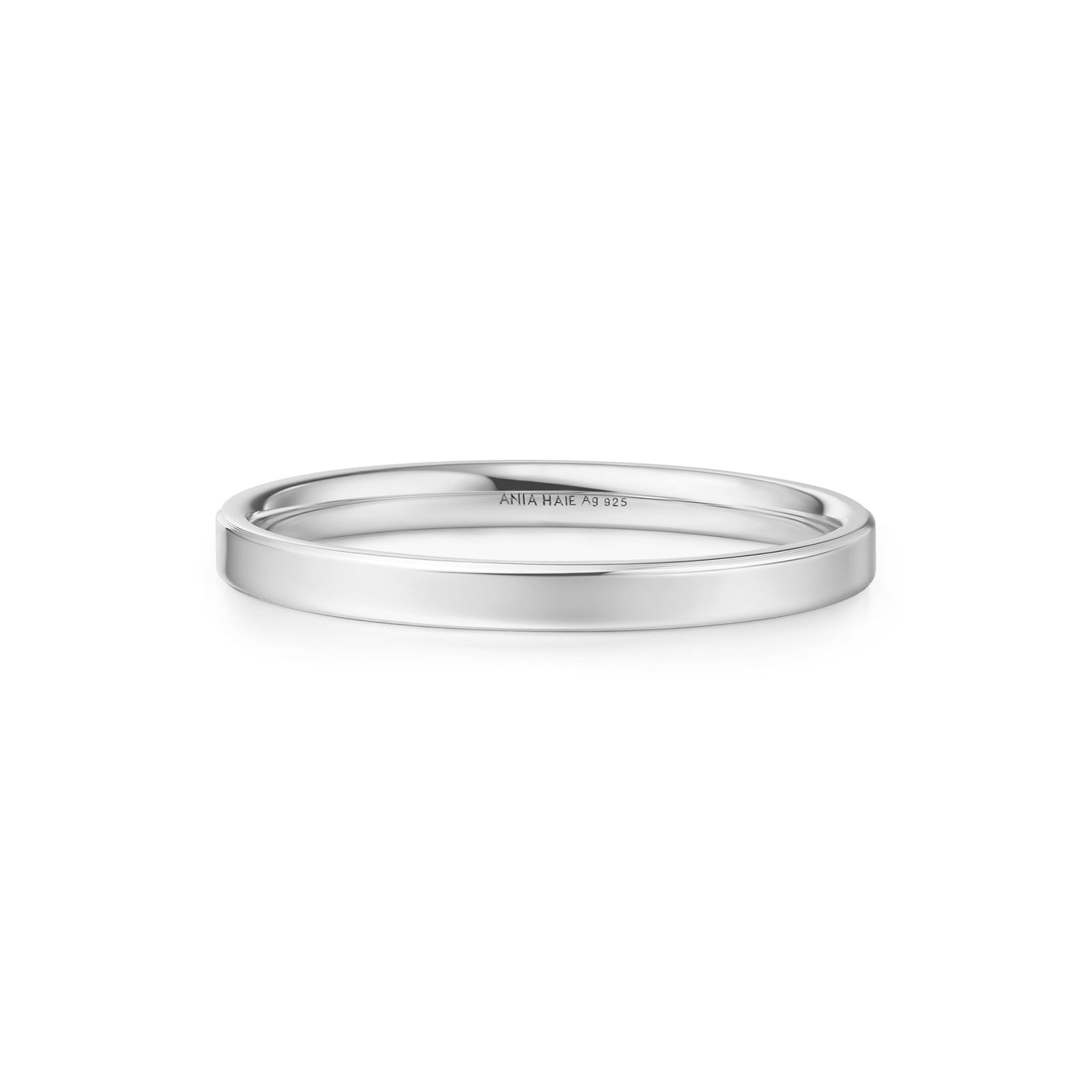 Silver 2mm Smooth Band