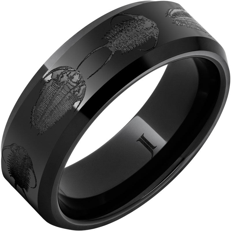 Trilobite - Black Diamond Ceramic™ Ring