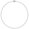 14K White Gold Lab Grown Diamond Riviera Necklace
