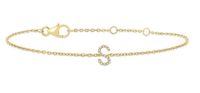 Initial Diamond Bracelet